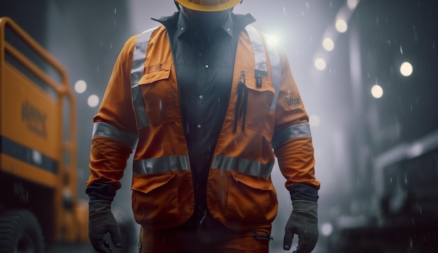 Fashionable construction workwear and gear ai generate