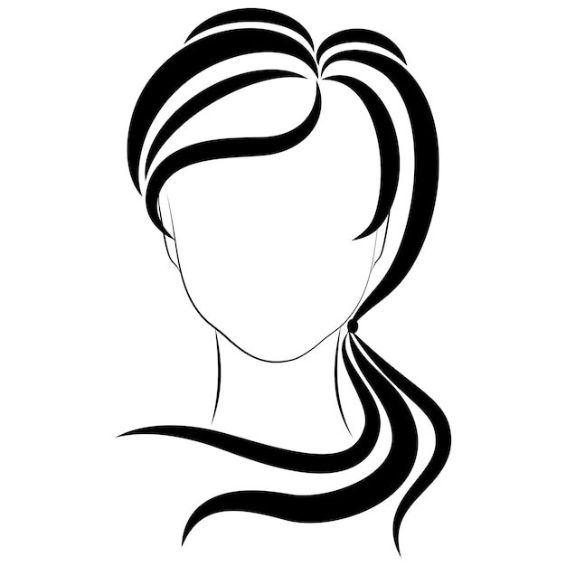 Fashionable girl,  vector illustrations on a white background