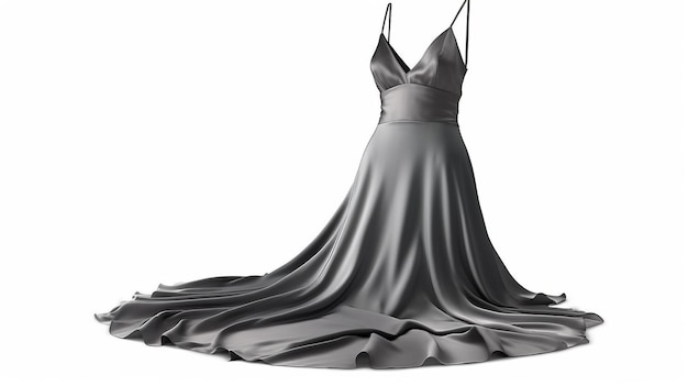 Fashionable women in evening dresses generative ai