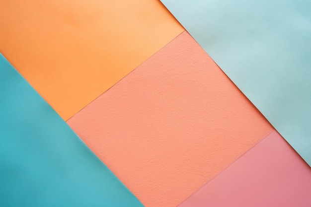 Модная яркая текстура TopView Минималистский плоский слой, представляющий многоцветную палитру Bl