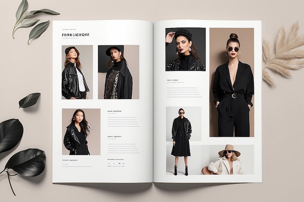 Fashionbook-sjabloon