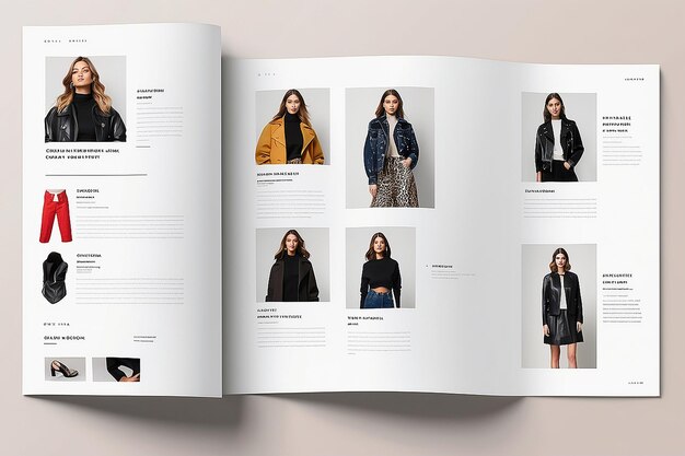 Foto fashionbook-sjabloon