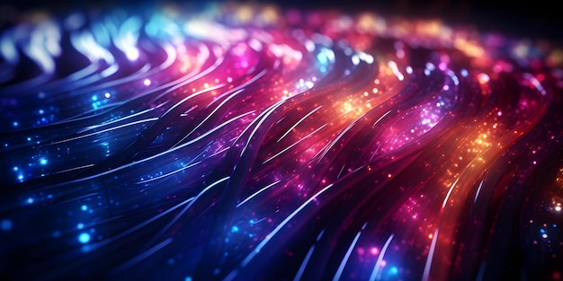 fast data flowing through virtual cables funneling into a database for processing concept data processing virtual cables database storage fast data flow