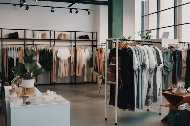 Fast fashion winkel met de nieuwste trends en stijlen voor klanten