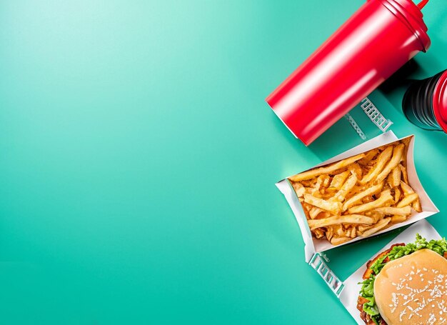 Photo fast food backgrounds