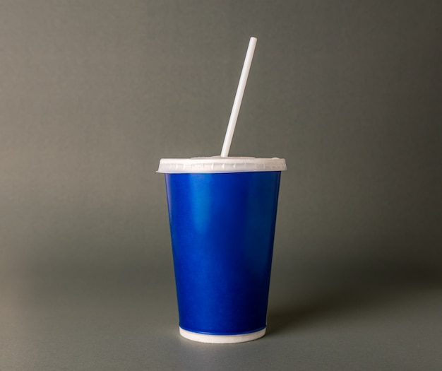 Fast food drinking cup, Gray