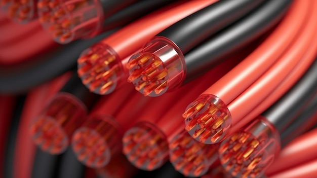 Fast red fiber cables