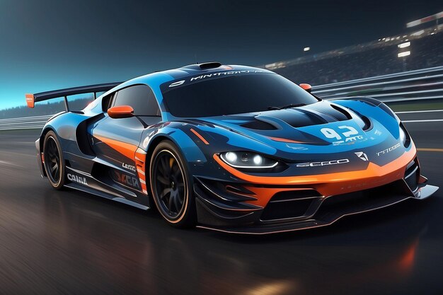fast speed interface background for race games