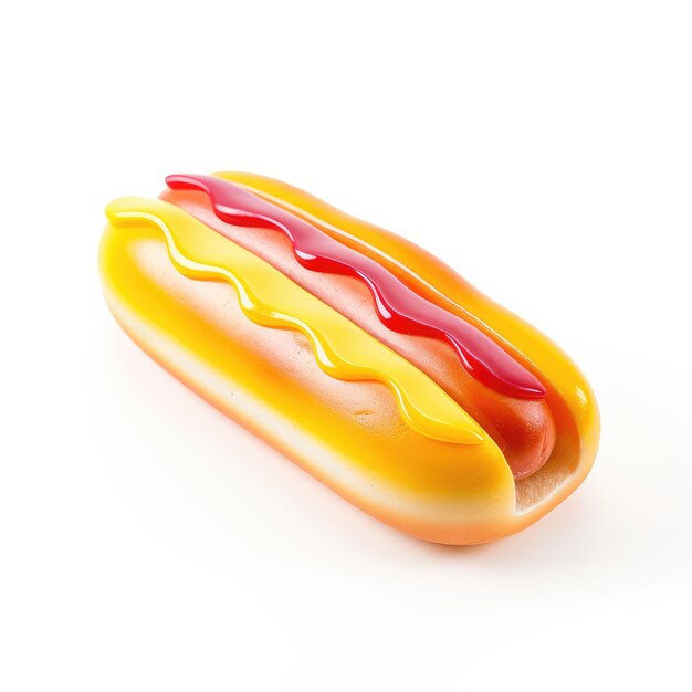 Fastfood hotdog illustratieontwerp