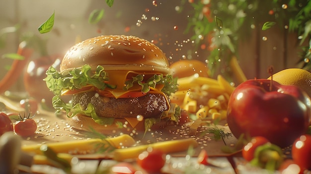 FastFood Meal Animation