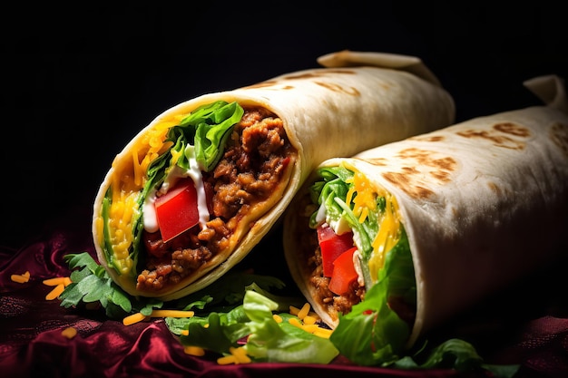 Fastfoodwraps en burrito's