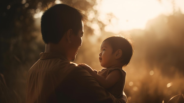 父の日 父と子 ジェネレーティブai