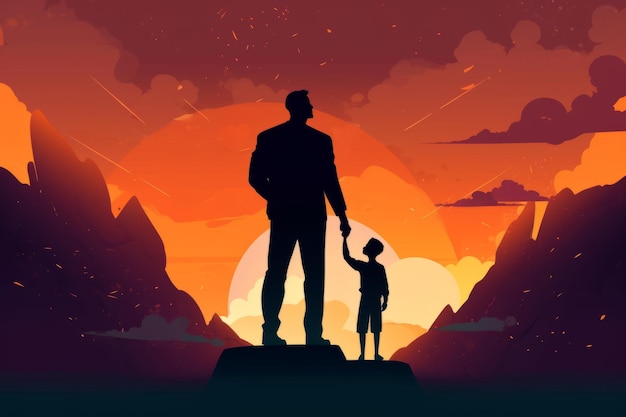 Father's Day illustration