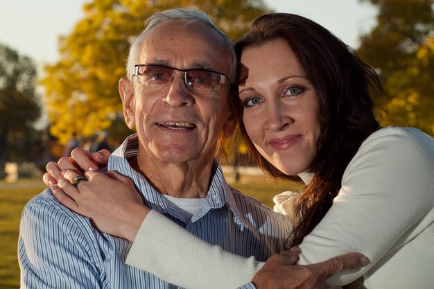 Father sharing a moment of happiness with his daughter.