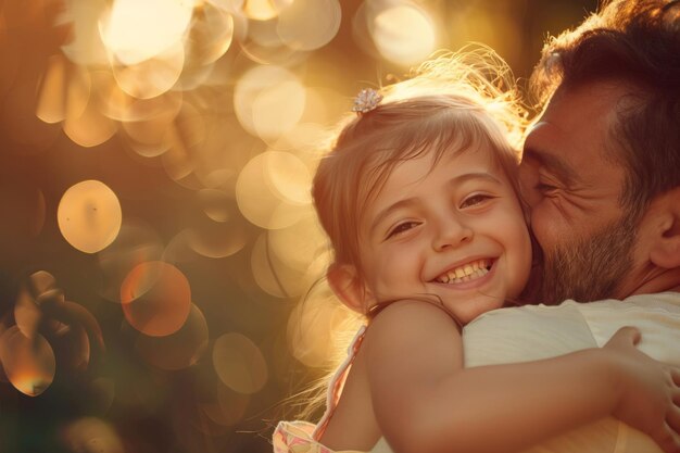 Photo father with daughter