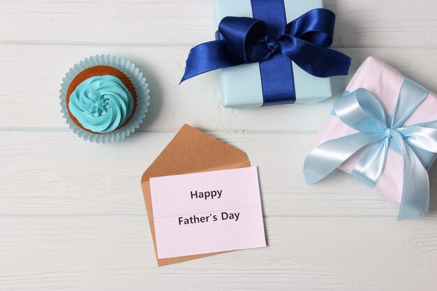 Fathers day background on light background closeup