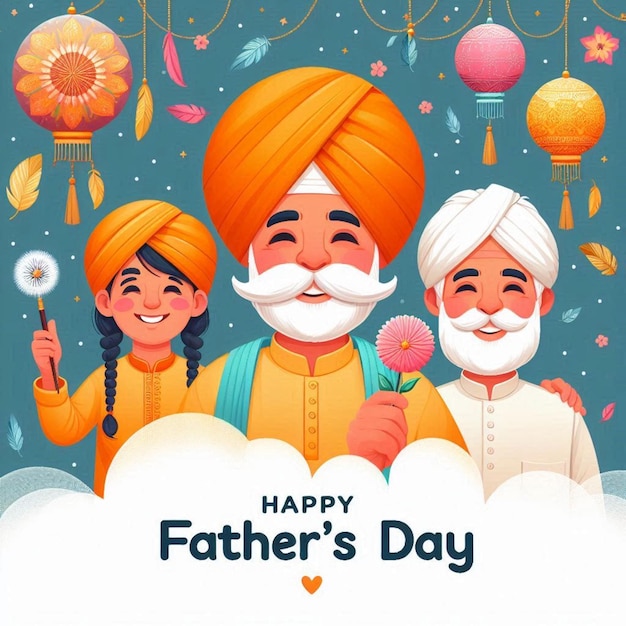 Fathers Day Celebration Vector Graphics