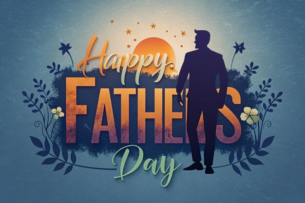 Fathers day illustration