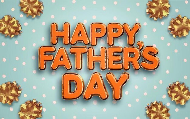 Fathers day wish card banner template