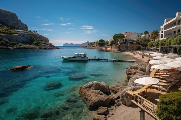 FAVIGNANA Sicilië Gouden stranden en kristalheldere zee generatieve IA