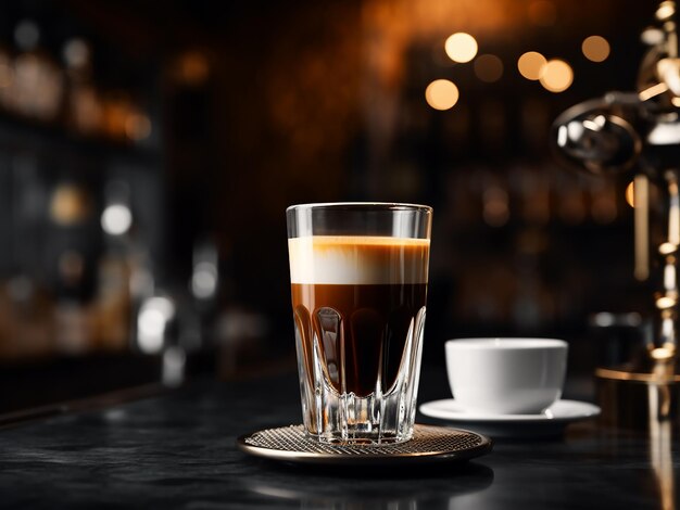 A favorite nonalcoholic drink espresso coffee AI Generation