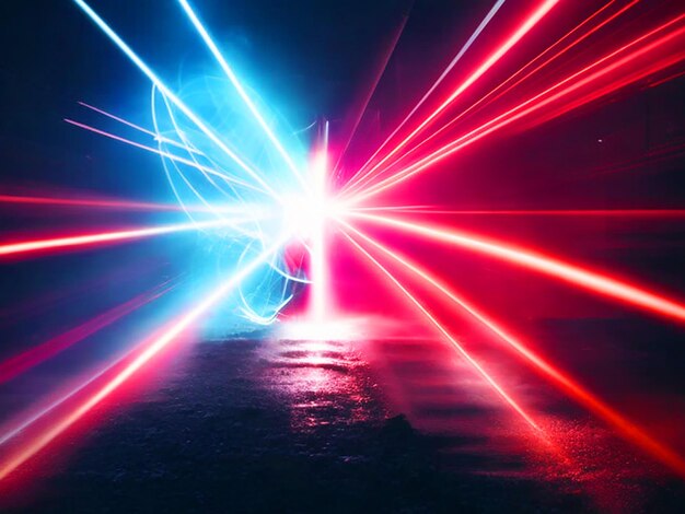 fear with bright laser beams Photography real 4K creative with creativity free image downloaded