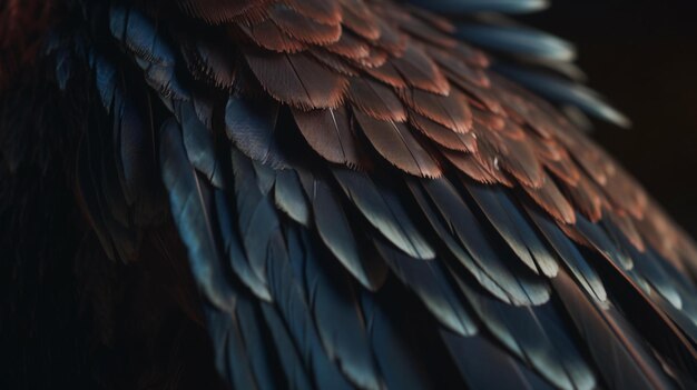 Feather close up wing bird