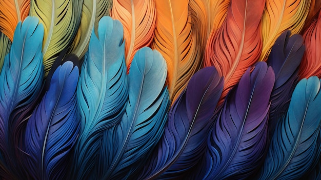 Feather pattern