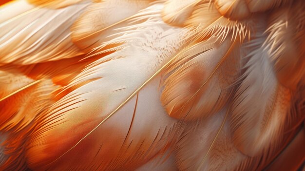 Photo feathered serenity soft and detailed feathers creating an intricate pattern