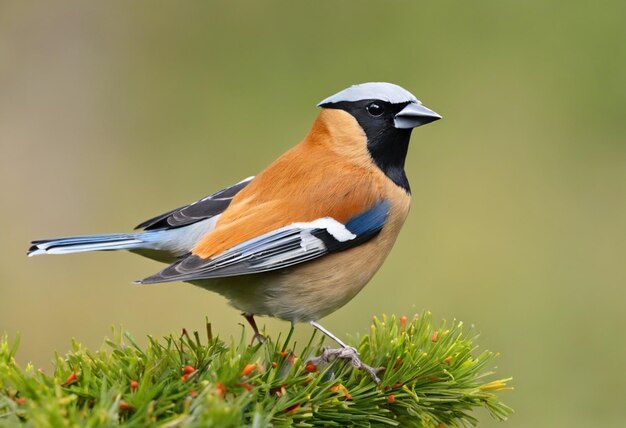 Photo feathered symphony a glimpse into the avian tapestry