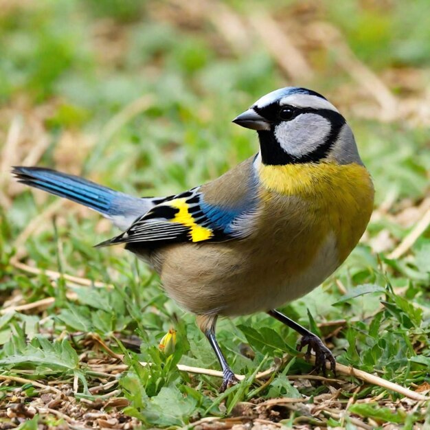 Photo feathered symphony a glimpse into the avian tapestry