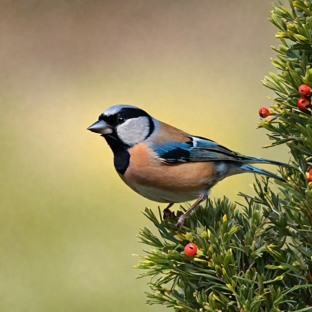 Photo feathered symphony a glimpse into the avian tapestry