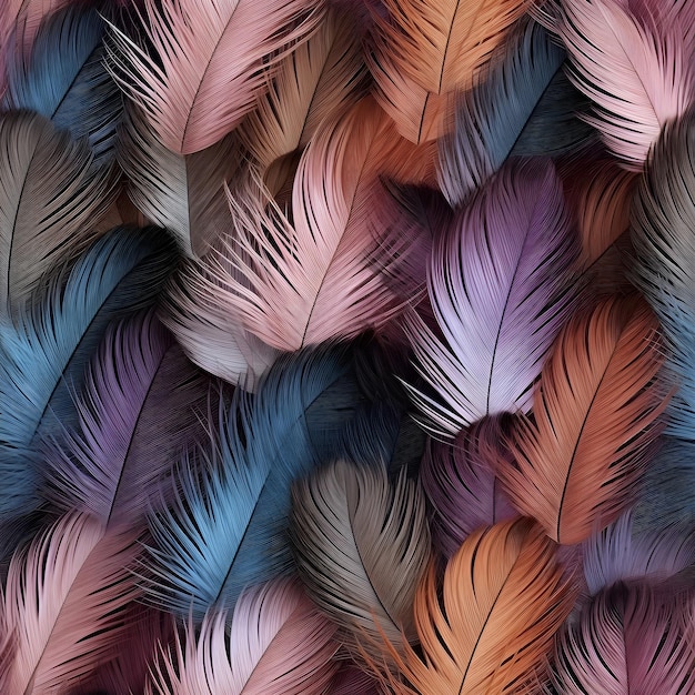 Photo feathers texture