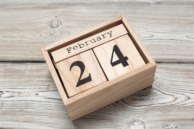 2 월 24 일. 2 월 24 일, calendarflat lay, 평면도. 겨울철