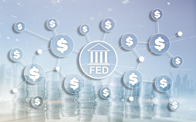 FED federal reserve system usa banking financial system business concept