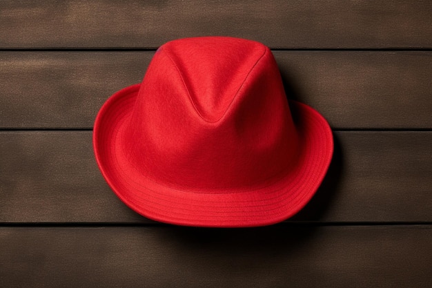 Fedora Hat Mockup on Vintage Background