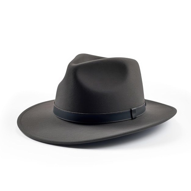 Fedora isolated on white background Generative AI