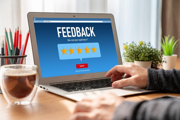 Feedback van klanten en analyse van beoordelingen door moderne computersoftware