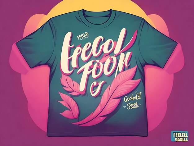 Feel good today t shirt design ai generated