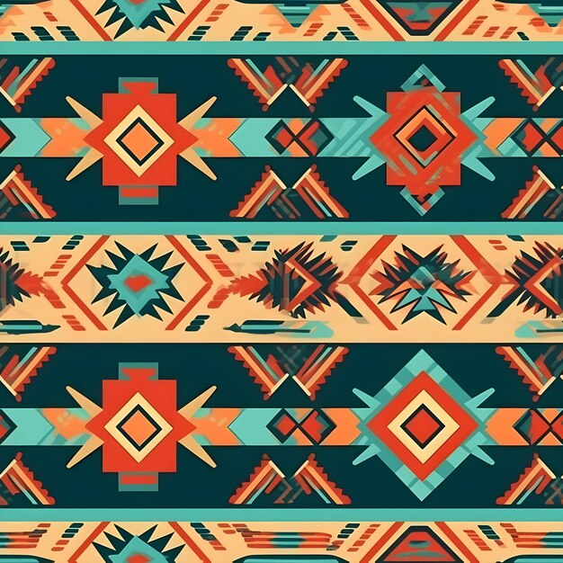 Feel the pulse of tradition in seamless patterns