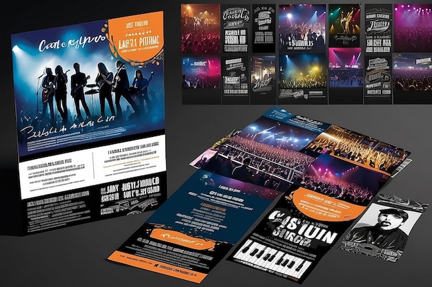 Feel the Rhythm Music Concert Poster Banner