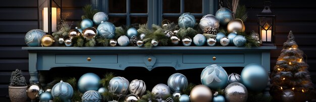 Feestelijke decoratie in het huis Gezellige sfeer voor het feestweekend