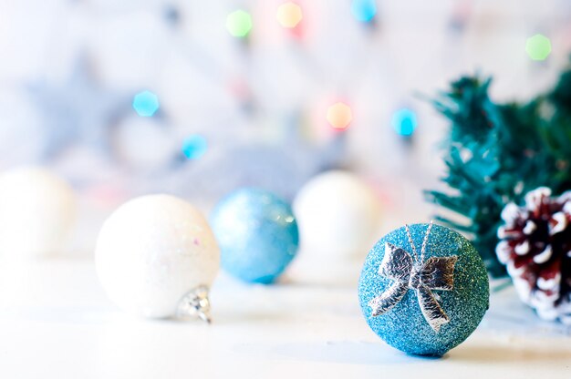 Feestelijke glitter kerstdecoratie