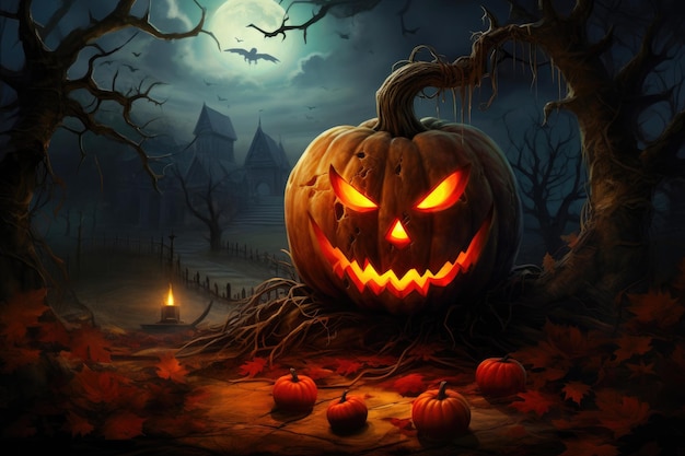 Feestelijke Halloween behang