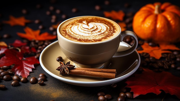 Feestelijke Pumpkin Spice Koffie