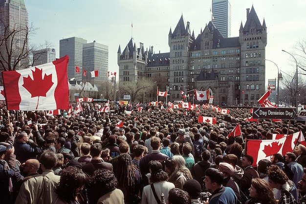 Feesten ter viering van de Canadese Dag in het hele land