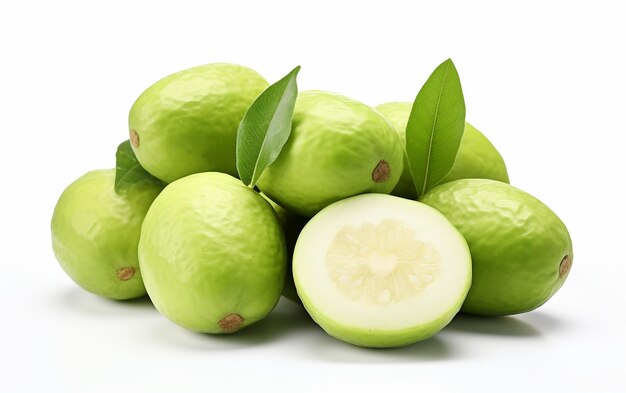 Feijoa 透明な背景に隔離された新鮮さ