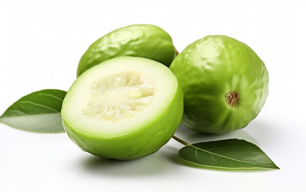 Feijoa 透明な背景に隔離された新鮮さ