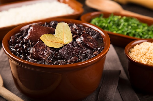 사진 feijoada 전형적인 브라질 음식