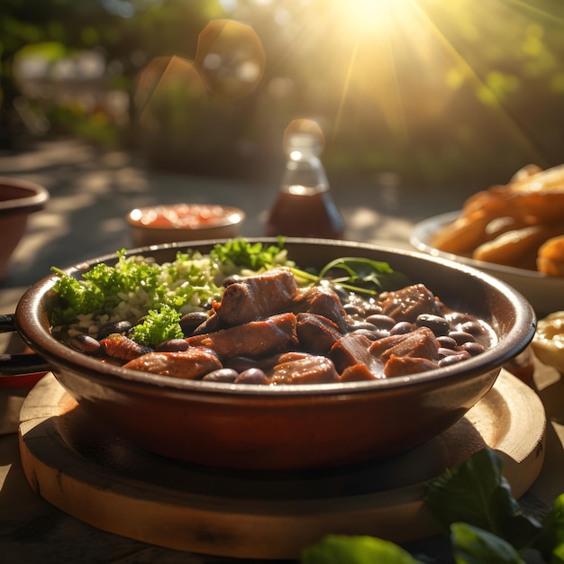 Feijoada Al Fresco наслаждается в Бразилии 039s Национальное сокровище